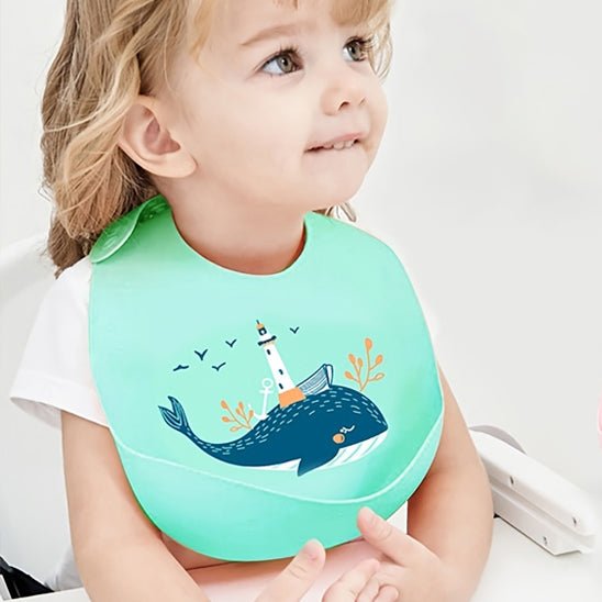Bavoir | Réglable en Silicone souple - NaylaBebe