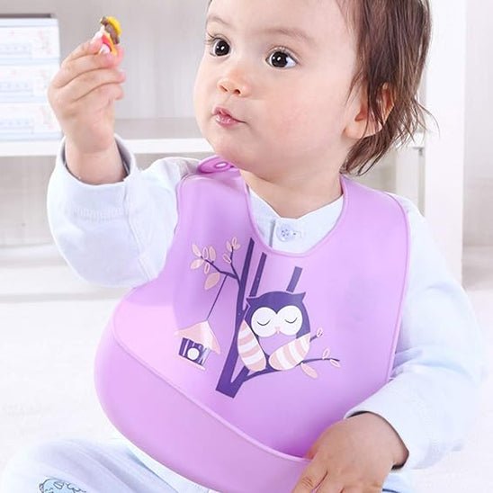 Bavoir | Réglable en Silicone souple - NaylaBebe