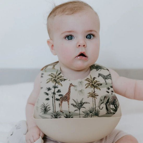 Bavoir silicone bébé | Avec motifs - NaylaBebe