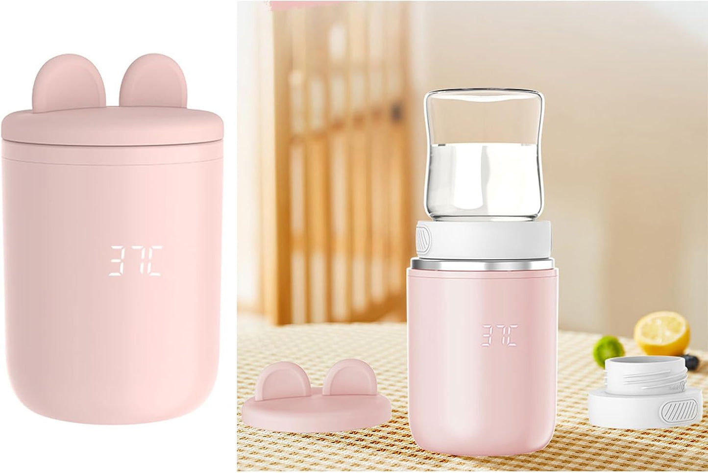 CHAUFFE BIBERON - ROSE - NaylaBebe