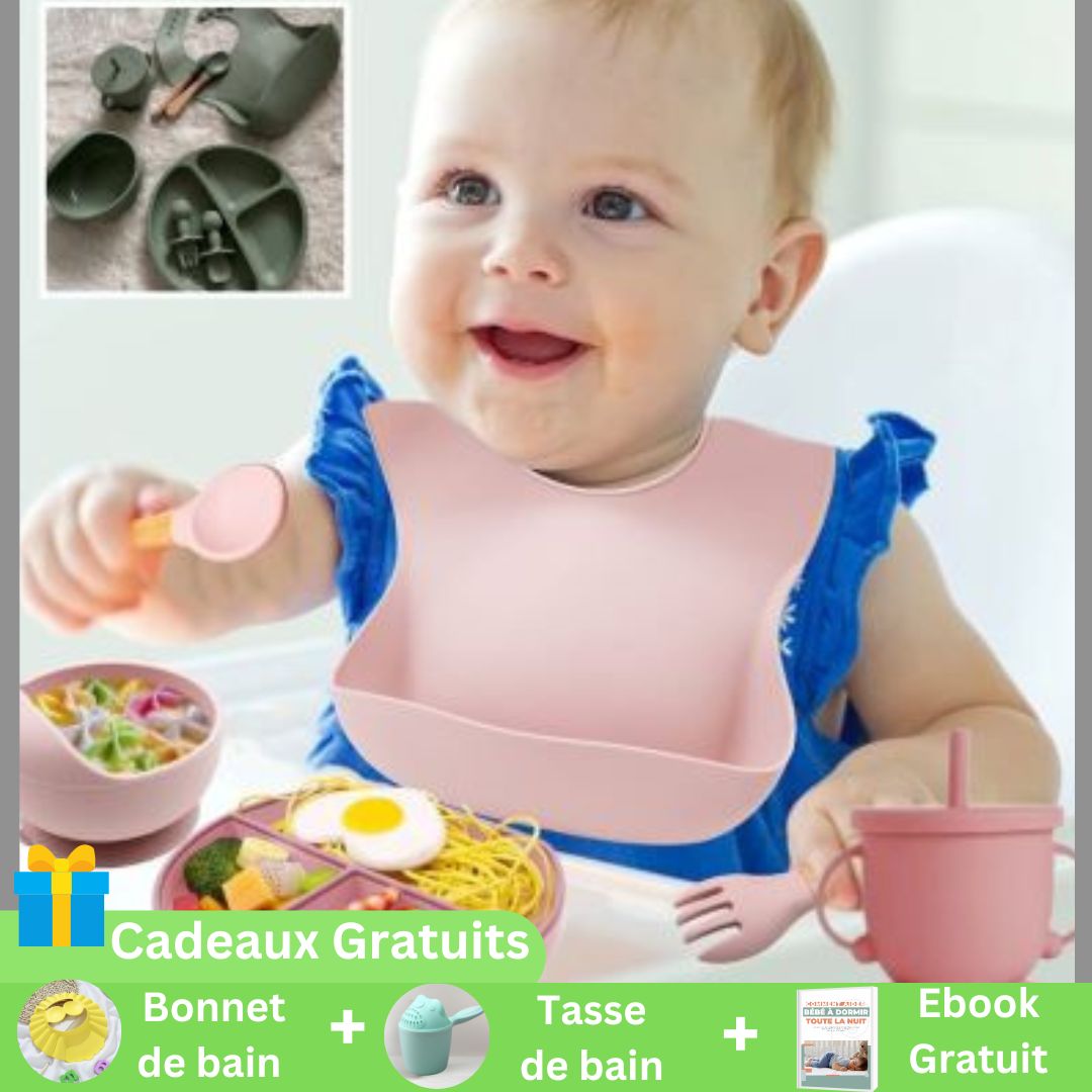 SILICOMFORT™ | ENSEMBLE REPAS POUR BÉBÉ - NaylaBebe