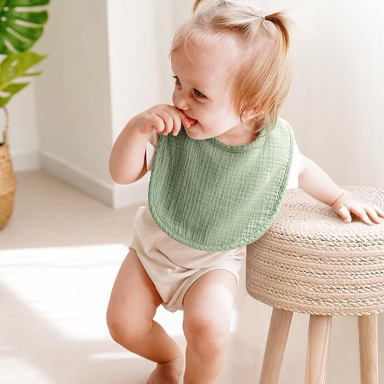 bavoir bébé | En gaze de coton - NaylaBebe