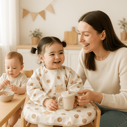 Bavoir Bébé Manches Longues | Plateau - NaylaBebe