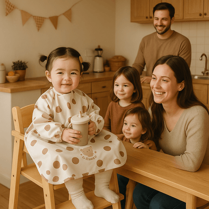 Bavoir Bébé Manches Longues | Plateau - NaylaBebe