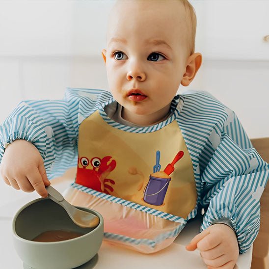 Bavoir bébé | Tablier avec dessin - NaylaBebe