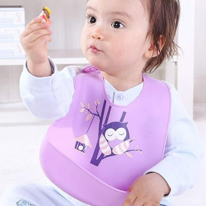 Bavoir | Réglable en Silicone souple - NaylaBebe