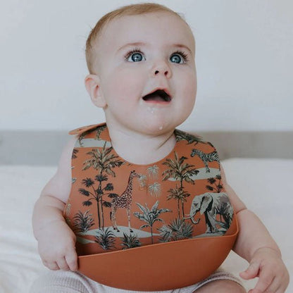 Bavoir silicone bébé | Avec motifs - NaylaBebe