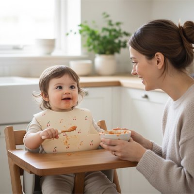 Bavoir silicone | Imperméable - NaylaBebe