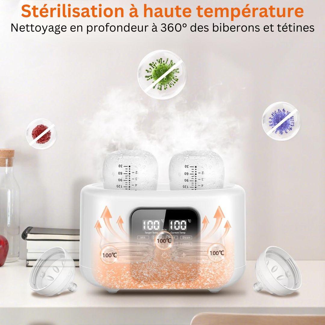 CHAUFFE BIBERON - INTELLIGENT - 6 EN 1 - NaylaBebe