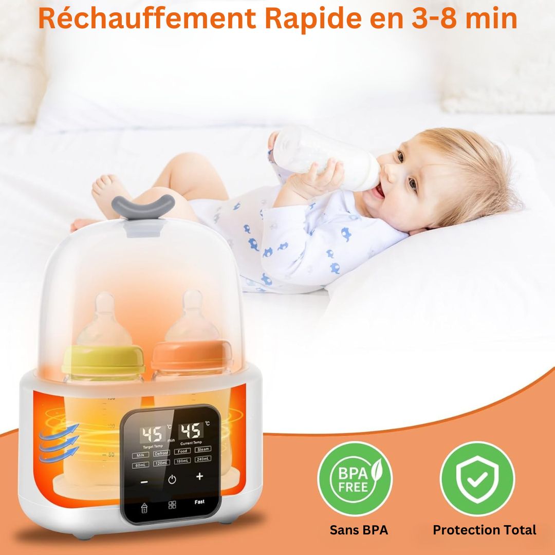 CHAUFFE BIBERON - INTELLIGENT - 6 EN 1 - NaylaBebe
