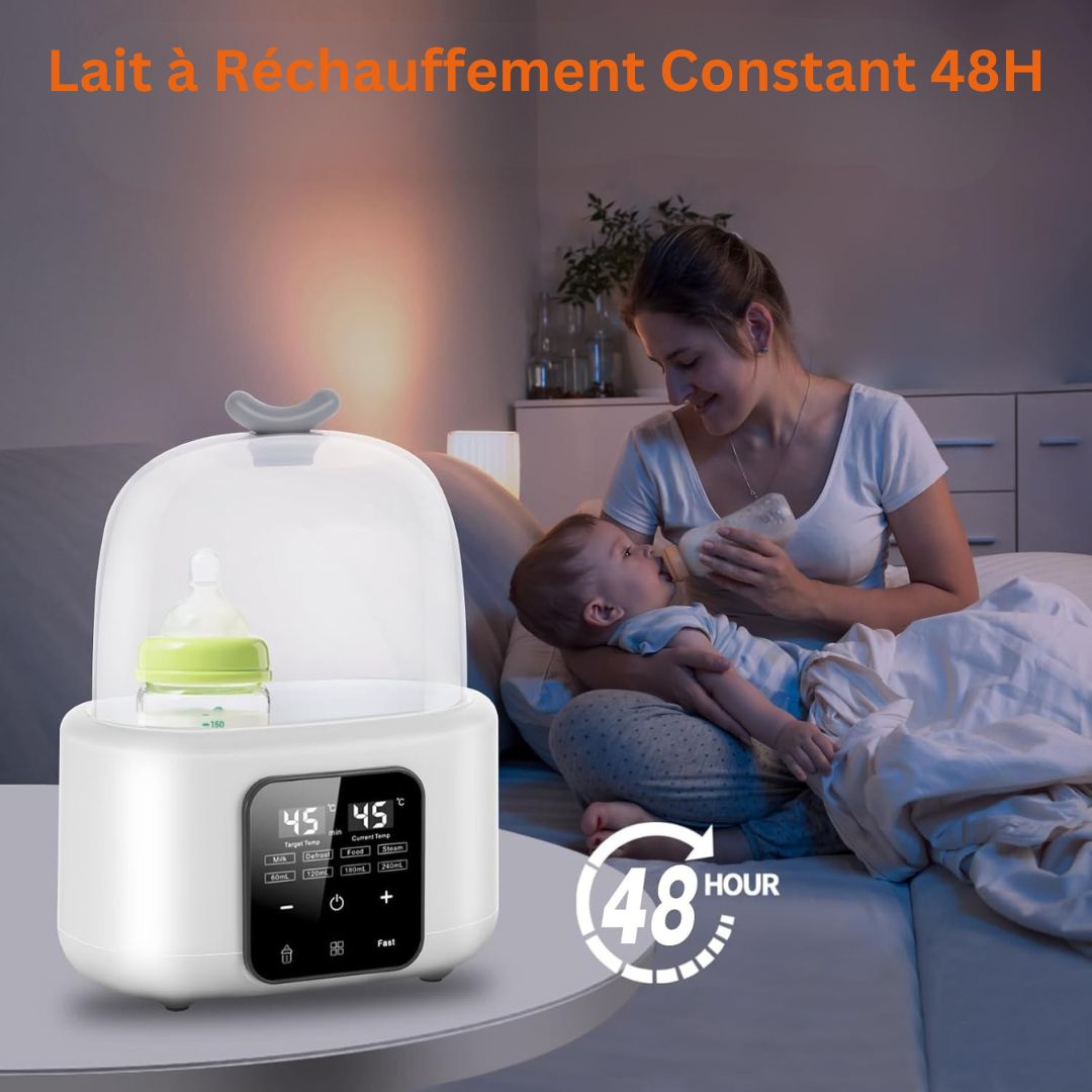 CHAUFFE BIBERON - INTELLIGENT - 6 EN 1 - NaylaBebe
