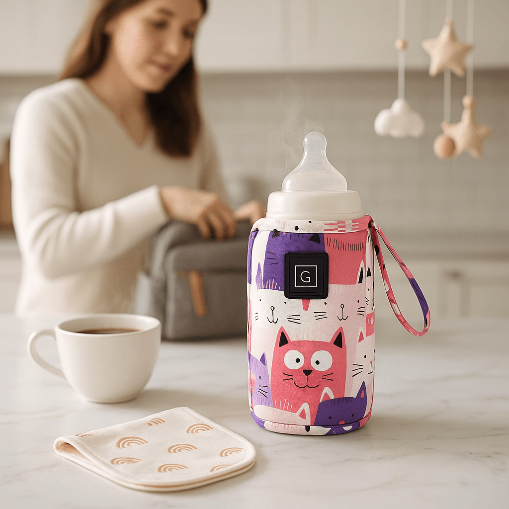 Chauffe Biberon Nomade | Petit chat - NaylaBebe