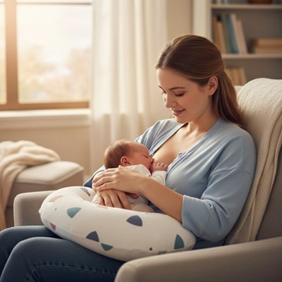 Coussin d'allaitement microbille | Ergonomique - NaylaBebe
