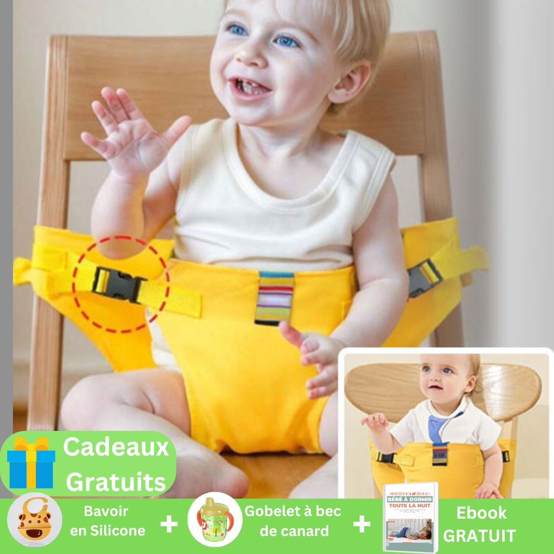 EasyBabyBelt™ - Ceinture de chaise portable - NaylaBebe