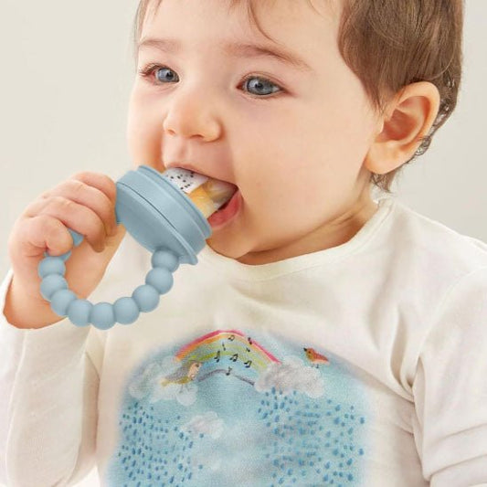 GRIGNOTEUSE BÉBÉ | 2 EN 1 BLEU - NaylaBebe