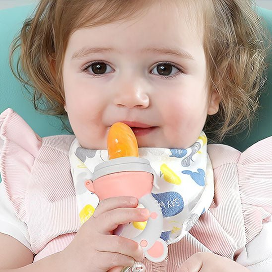GRIGNOTEUSE BÉBÉ | NOUNOU GRAY PINK - NaylaBebe