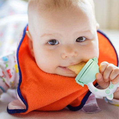 GRIGNOTEUSE BÉBÉ | NOUNOU WHITE BLUE - NaylaBebe