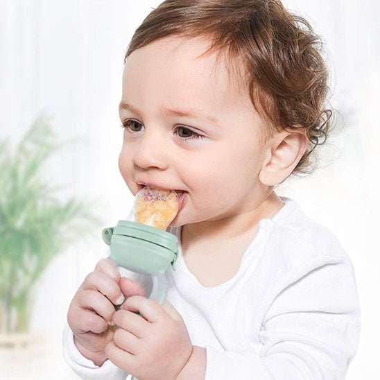 GRIGNOTEUSE BÉBÉ | NOUNOU WHITE BLUE - NaylaBebe