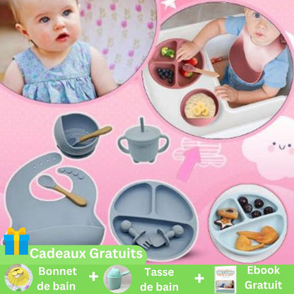 SILICOMFORT™ | ENSEMBLE REPAS POUR BÉBÉ - NaylaBebe