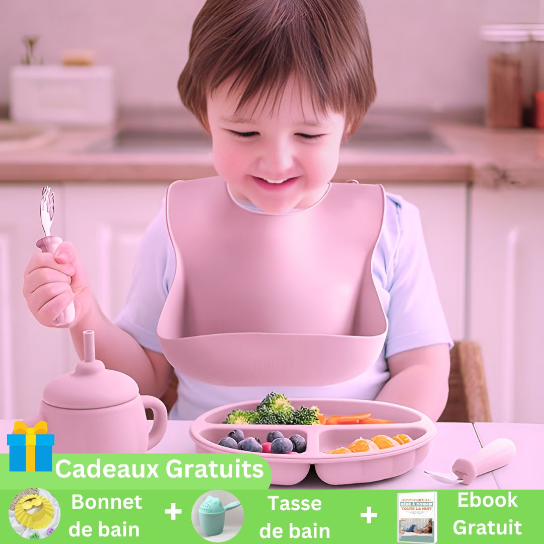 SILICOMFORT™ | ENSEMBLE REPAS POUR BÉBÉ - NaylaBebe