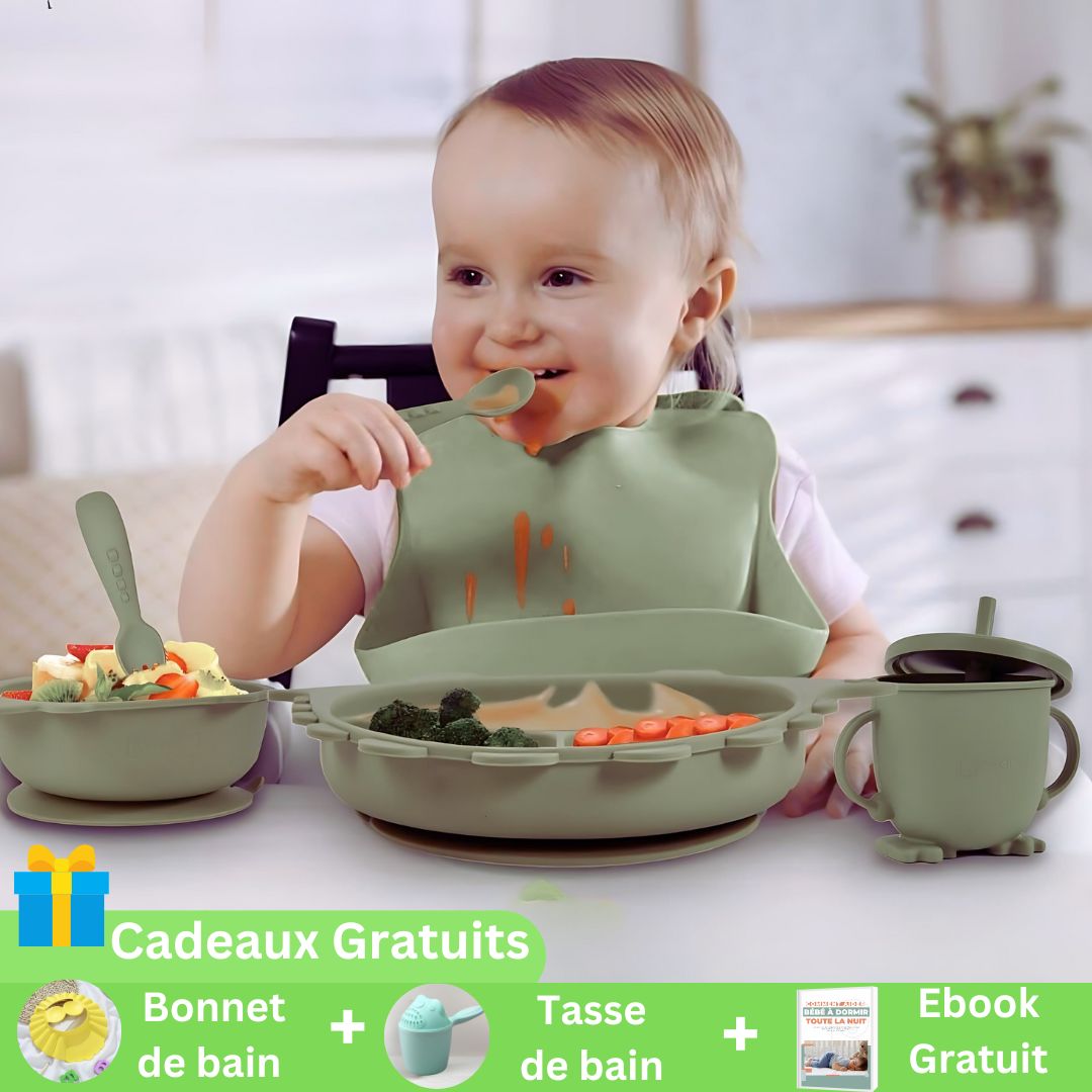 SILICOMFORT™ | ENSEMBLE REPAS POUR BÉBÉ - NaylaBebe