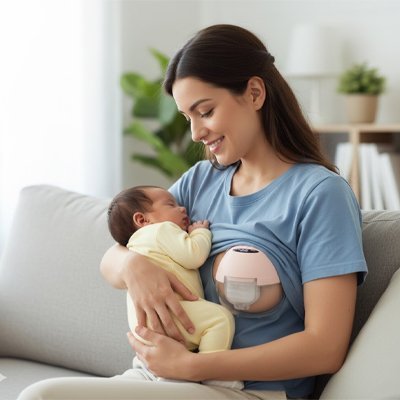 Tire lait nomade | Silencieux et Discret - NaylaBebe